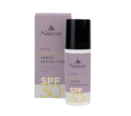 Apsauginis dieninis veido kremas su niacinamidu, nasturtėmis ir SPF30