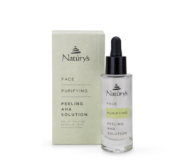 Veido šveitiklis su migdoline, vyno bei alfa hidroksi rūgštimis/ NATURYS PEELING AHA SOLUTION