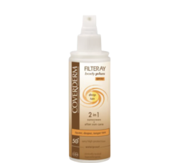 Purškiklis greitesniam įdegiui SPF50+/ FILTERAY BODY PLUS DEEP TAN SPRAY